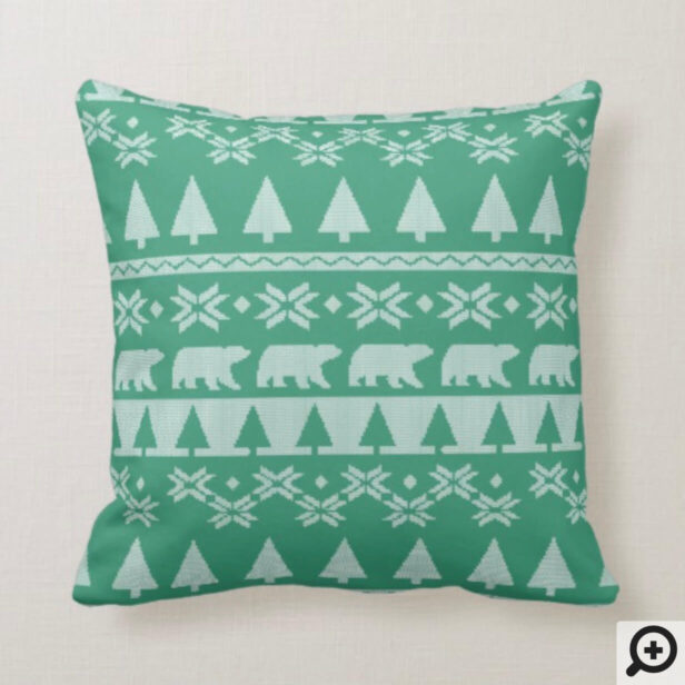 Stay Cozy | French Bulldog Reindeer Christmas Throw Pillow