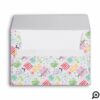 Colourful Watercolor Holiday Presents Christmas Envelope
