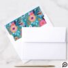 Vintage Florals, Reindeer & Snowflake Pattern Envelope Liner