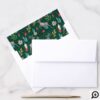 Reindeer Festive Florals, Greenery Holiday Pattern Envelope Liner