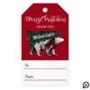 Merry Christmas Polar Bear Tree Delivery Gift Tags