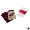 Holiday Cheer | Red Buffalo Plaid Moose Christmas Gift Tags