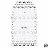 Love & Joy | Black & White Cozy Christmas Sweater Gift Tags