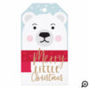 Merry Little Christmas | Cute Polar Bear Holiday Gift Tags