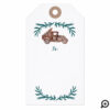 Merry Christmas Red Truck Christmas Tree Delivery Gift Tags
