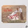 Merry Kiss-Mas Vintage Holiday Newlywed Photo Card