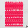 Red Cozy Festive Sweater | Holiday Joy Photo Card