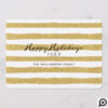 Red & Gold Ornaments | Merry Holiday Photo Card