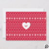 Christmas In Our Hearts Minimalist Christmas Photo Holiday Card