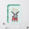 Stay Cozy | French Bulldog Reindeer Christmas Holiday Card