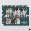 Joyous Holiday | Red, Gold & Green Multiple Holiday Photo