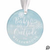 Baby It's Cold Outside Winter Snowflake Christmas Ornament