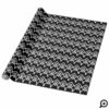 Black & White Stylish, Trendy Geometric Pattern Wrapping Paper