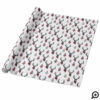 Rustic Christmas Red Buffalo Plaid Reindeer Wrapping Paper