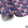 Naughty & Nice | Cheery Colourful Christmas Photo Wrapping Paper