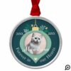 Forever In Our Hearts | Holiday Pet Memorial Photo Metal Ornament