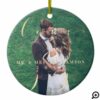 Love & Joy | Mr & Mr Multiple Photos Newlyweds Ceramic Ornament
