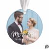 Wifey | Newlyweds Mr & Mrs Stylish Multiple Photos Ornament