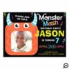 Fun Monster Mash Photo Birthday Party Invitation