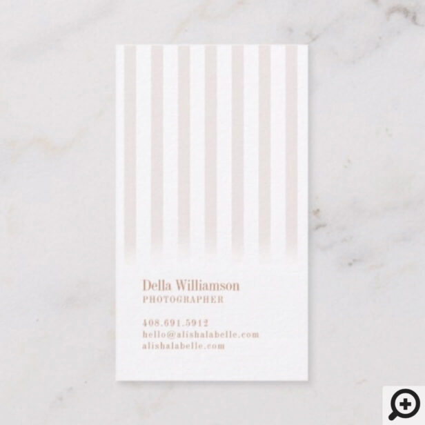 Modern, Elegant & Minimal vertical Stripe Business Card