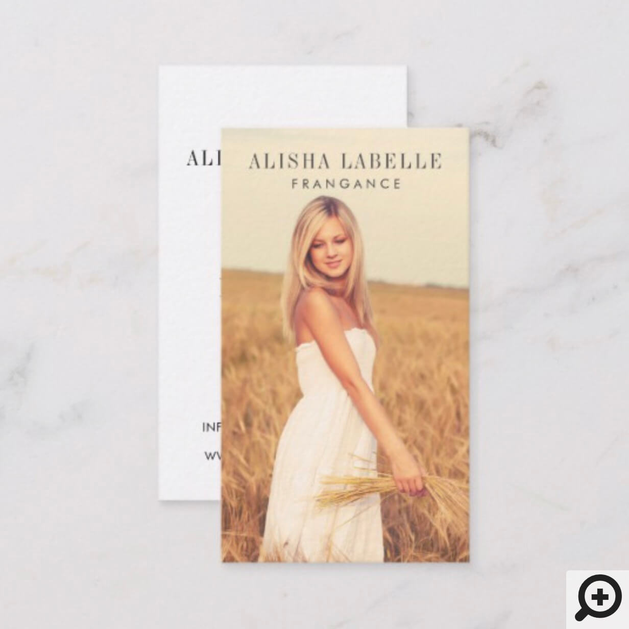 Minimal, Modern & Elegant Photo Business Card