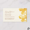 Bees & Bloom Floral Elegant & Decorative Honey Bee Business Card