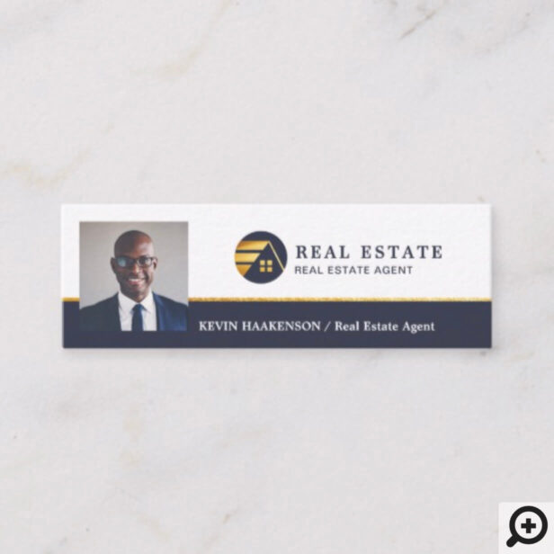 Professional Real Estate | Photo Layout Mini Business Card