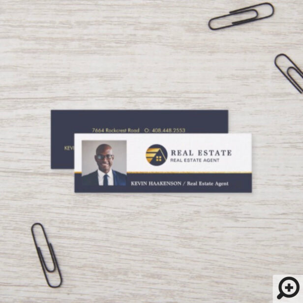 Professional Real Estate | Photo Layout Mini Business Card