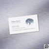 Blue Willow Tree Logo Business Card Magnet