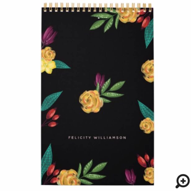 Wildflower Botanical Garden Notes & To Do Calendar