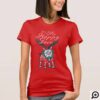 This Is My Happy Face | French Bulldog Reindeer T-Shirt