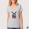 Stay Cozy | French Bulldog Reindeer Christmas T-Shirt