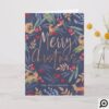 Merry Christmas | Festive Watercolor Foliage & Fox Holiday Card
