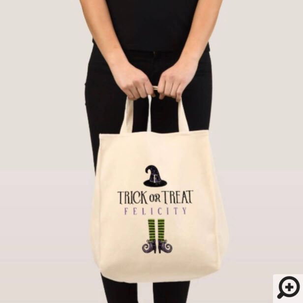 Trick or Treat | Wicked Witch Halloween Tote Bag