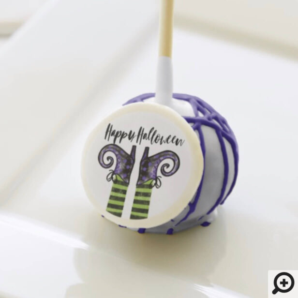 Whimsical Fun Wicked Witch Happy Halloween Cake Pops