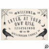 Welcome Enter At Your Own Risk Ouija Board Doormat