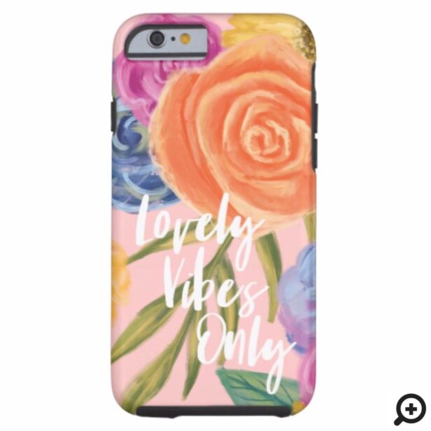 Lovely Vibes Only | Chic Lively Floral Blossom Case-Mate iPhone Case