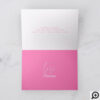 Electric Love Neon Pink Will You Be My Bridesmaid? Card