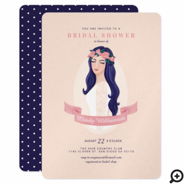 Shower The Beautiful Bride To Be Bridal Shower Invitation