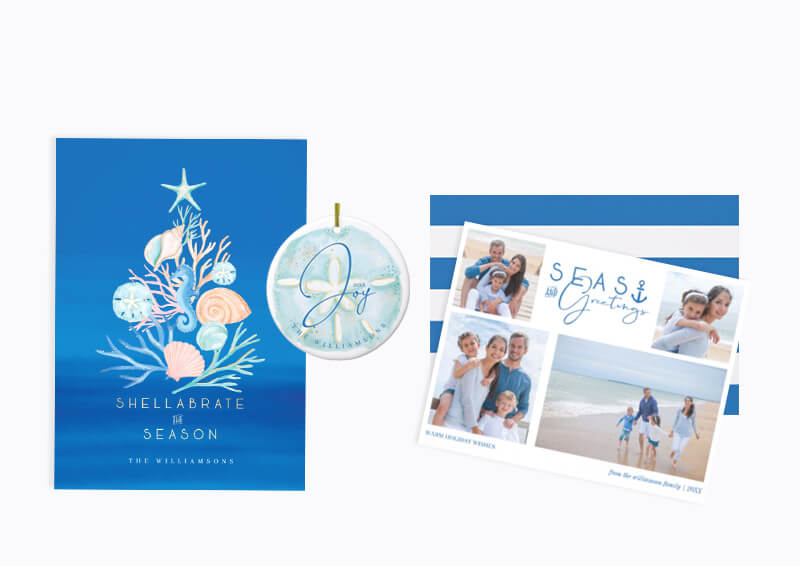 Christmas By The Sea Coastal Seaside Holiday Collection