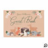 Cute Woodland Forest Animals Baby Shower Guest Book