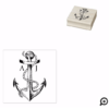 Navy Anchor & Rope Nautical Monogram Rubber Stamp