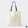 Tying The Knot Rope Heart Nautical Navy & White Tote Bag