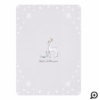 Baby It's Cold Outside Snowy Christmas Winter Deer Invitation