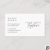 Add Your Logo Modern, Elegant & Minimal Business Card