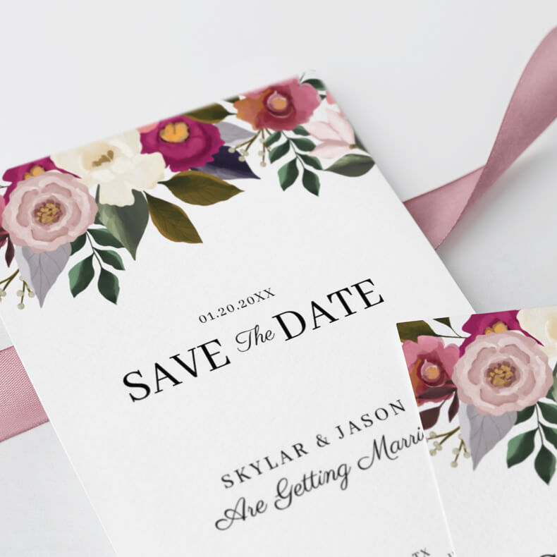 Romantica Floral Wedding Collection By Moodthology Papery