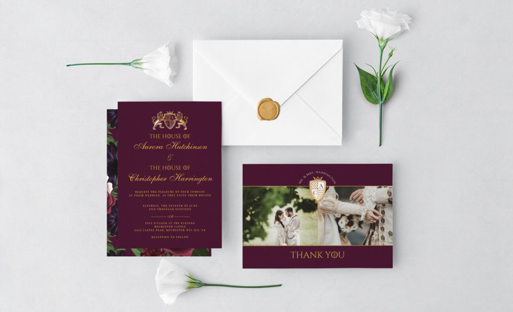 Royal Muse Medieval Wedding Collection By Moodthology Papery