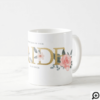 Mother Of The Bride Watercolour Floral Blush Rose Coffee Mug