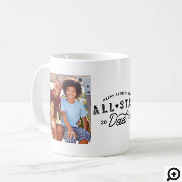 All Star Dad | Happy Father's Day Multiple Photo Coffee Mug