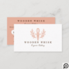 Simple, Clean & Minimal Style Bakery Whisk Loyalty Business Card